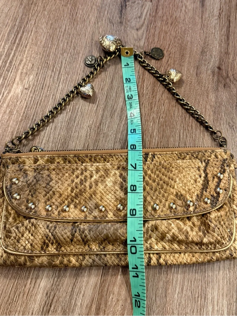 Kathy Van Zeeland going snakeskin strap